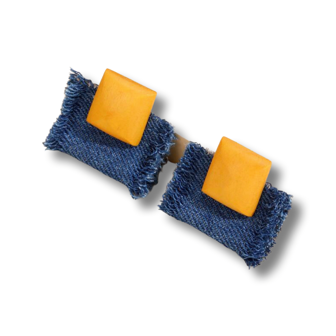 Denim studs