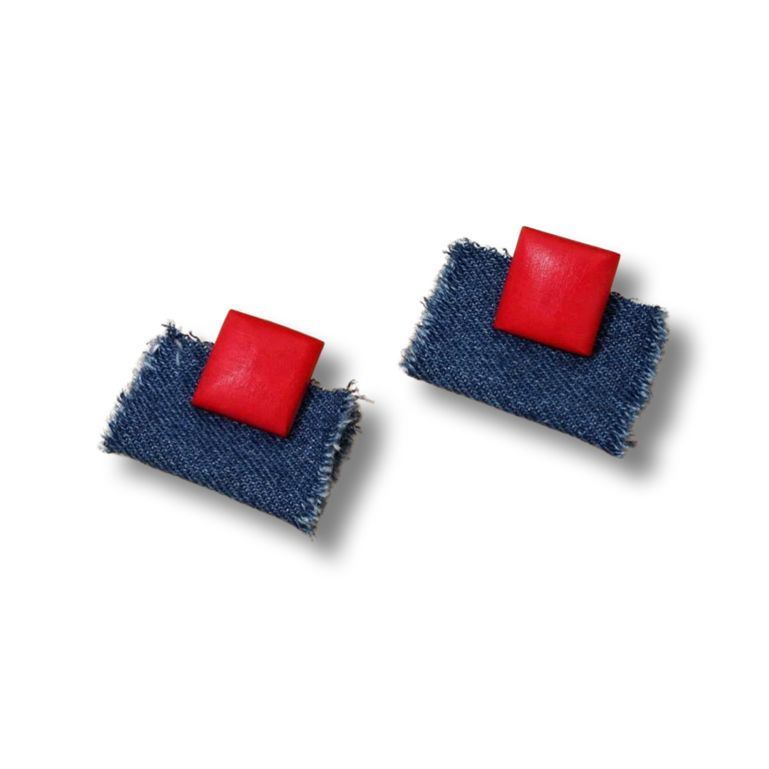 Denim studs